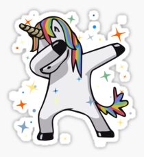 Original Unicorn Dab Sticker