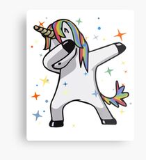 Lámina metálica Dab unicornio original
