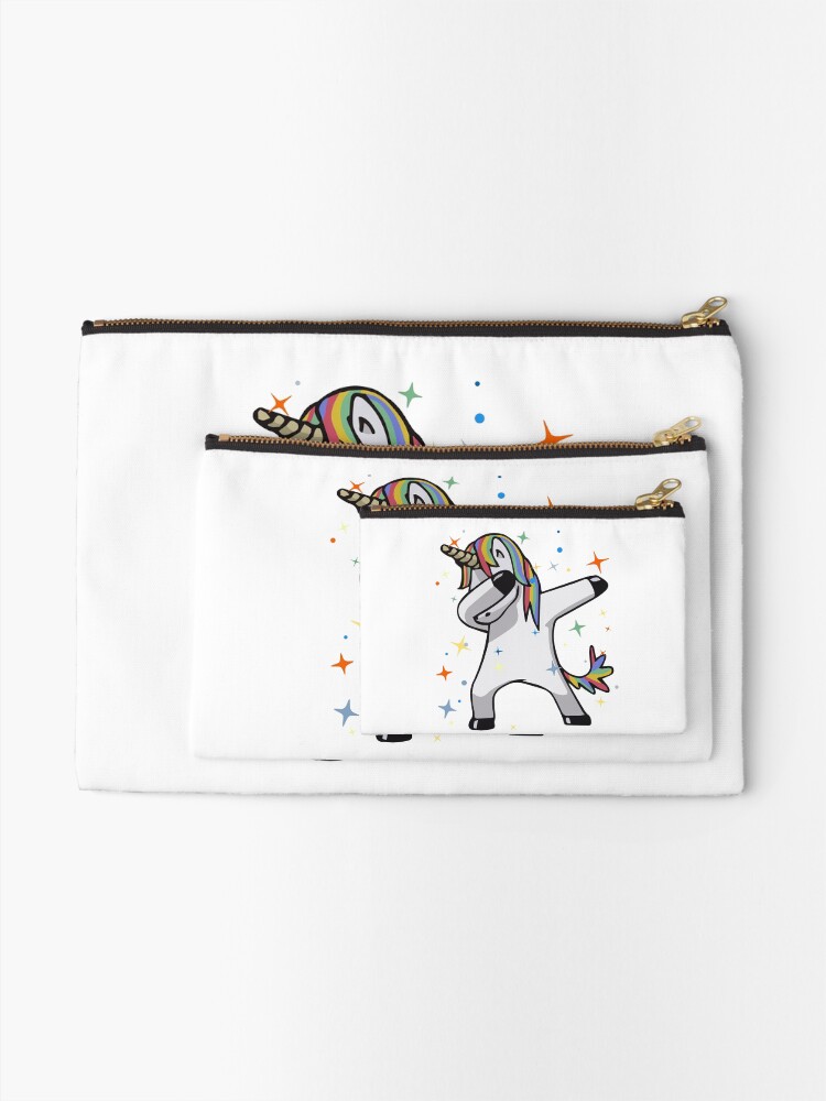 Alternate view of Original Unicorn Dab Zipper Pouch