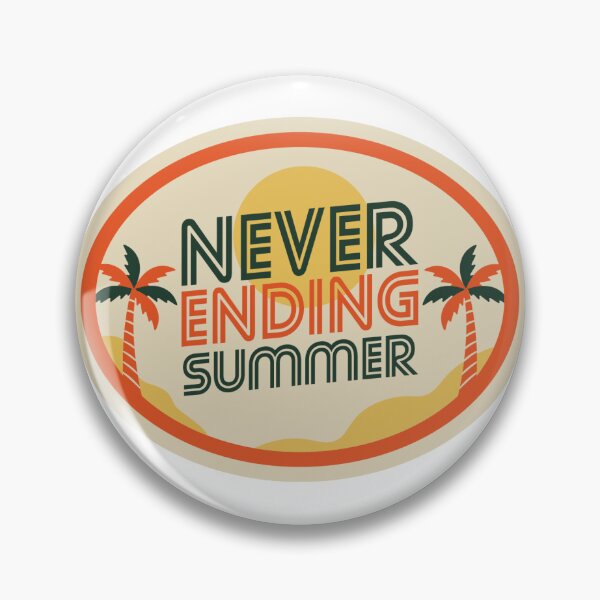 Item preview, Necer Ending Summer Sticker designed and sold by Farage Art.