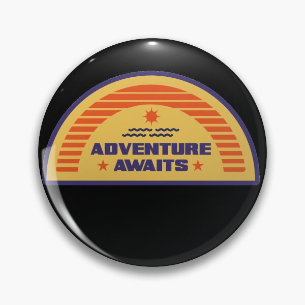 Item preview, Adventure Awaits Sticker designed and sold by Farage Art.