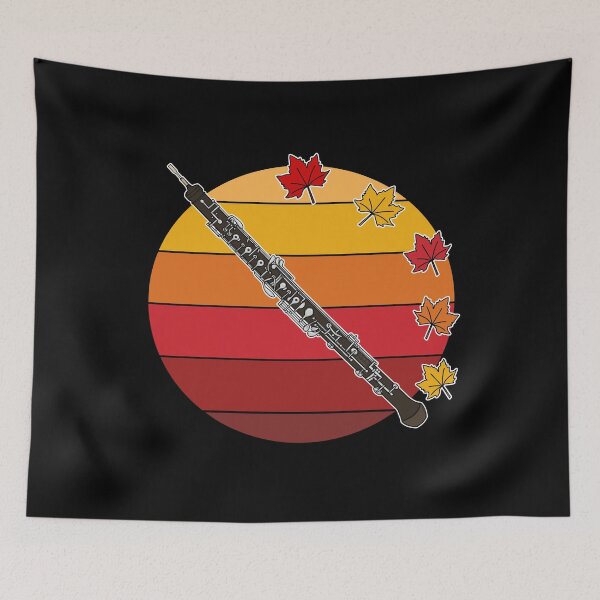 Item preview, Fall Oboe Oboist Woodwind Musician Autumn designed and sold by doodlerob.