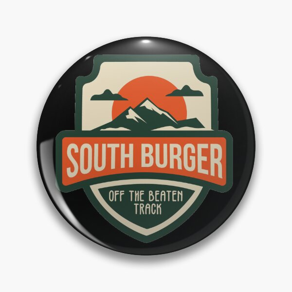 Item preview, South Burger Sticker designed and sold by Farage Art.