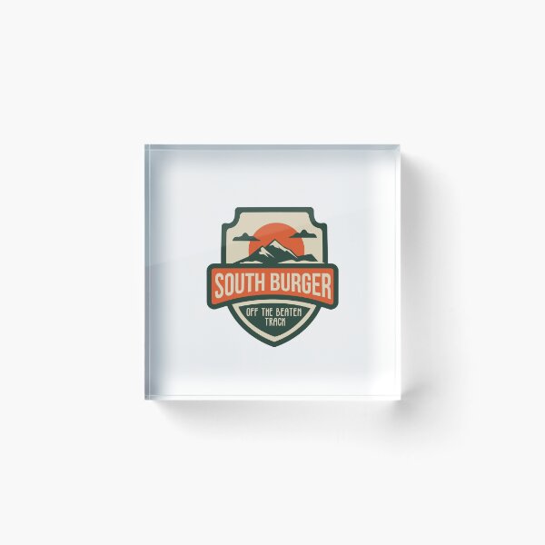 Item preview, South Burger Sticker designed and sold by Farage Art.