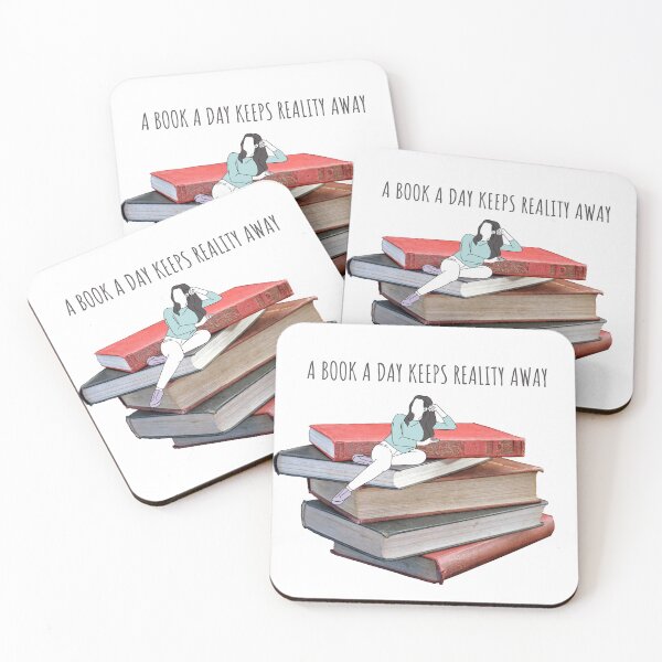 Item preview, A book a day keeps reality away designed and sold by Bexter97.