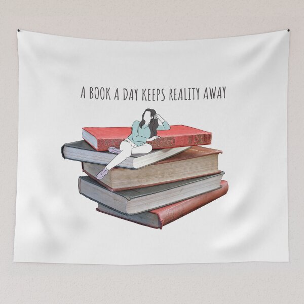 Item preview, A book a day keeps reality away designed and sold by Bexter97.