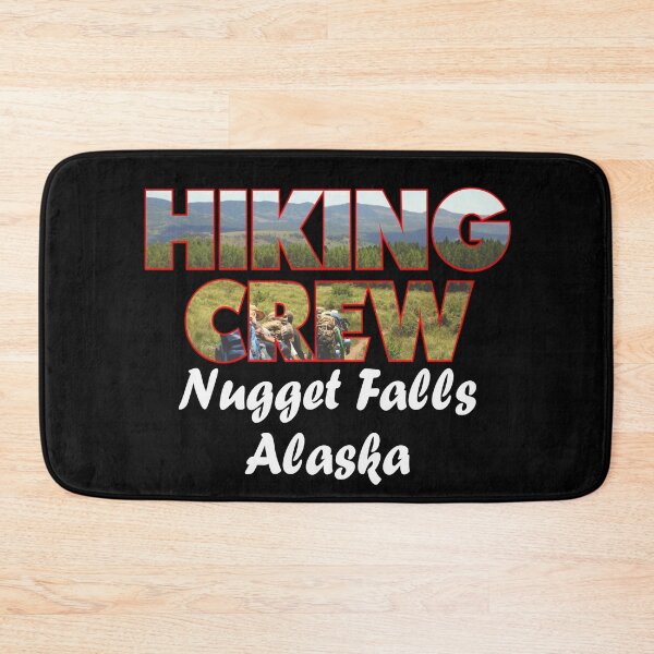 Item preview, Hiking Crew Nugget Falls Trail Tongass National Forest Juneau Alaska designed and sold by Sonatablue.