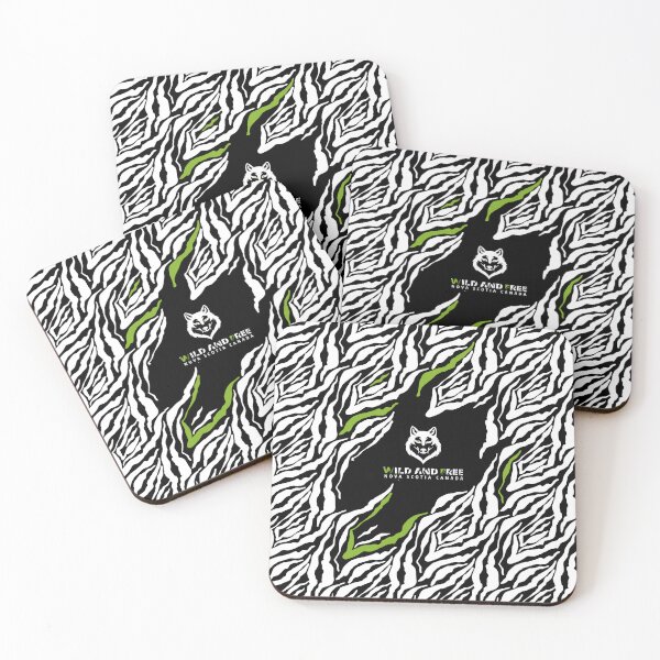 Item preview, GOWILD-Seamless Zebra-Wulf Design - black designed and sold by GOWILDstyle.