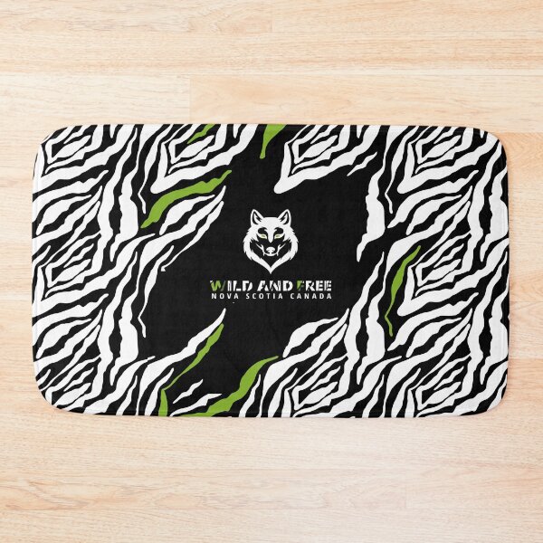 Item preview, GOWILD-Seamless Zebra-Wulf Design - black designed and sold by GOWILDstyle.