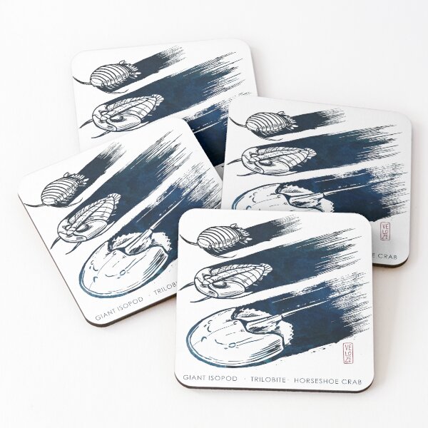Item preview, Deep sea roombas on ink designed and sold by xVelozeex.