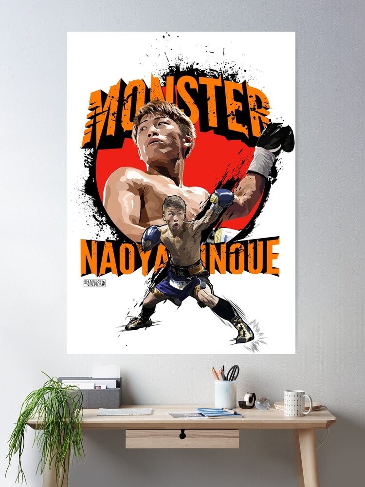 World limited 156 Naoya Inoue autographed poster boxing B2
