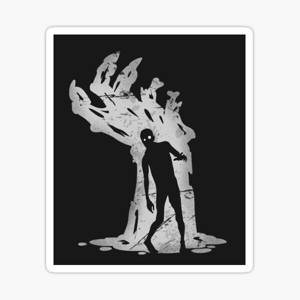 Item preview, Zombie Silhouette - Wait For Me - Apocalypse designed and sold by RoninUnknown.
