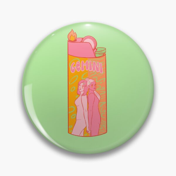 Item preview, Femme Astrology Lighter - Gemini Zodiac Sign designed and sold by sophkf-designs.
