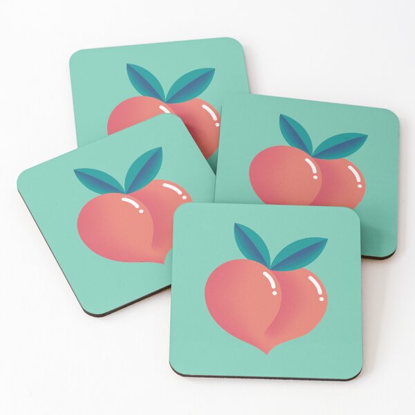 Item preview, Diseño simple y jugoso de fruta de durazno designed and sold by Jess Schnell.