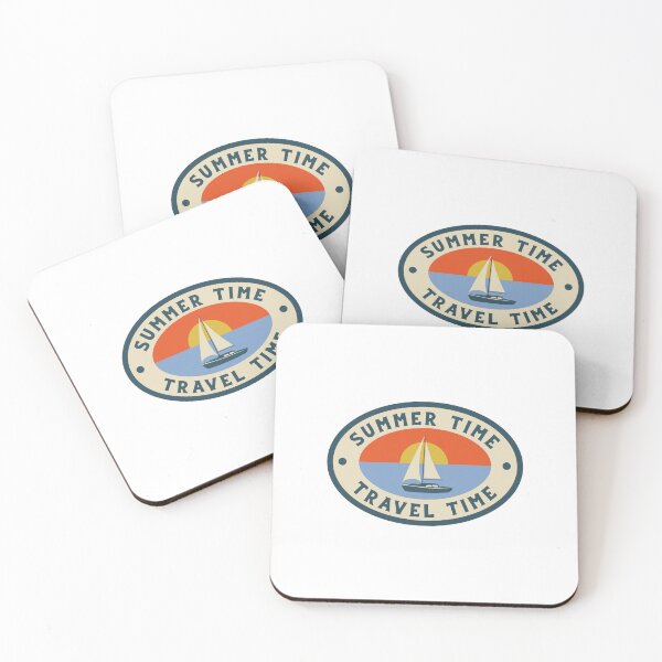 Item preview, Summer Time Travel Time Sticker designed and sold by Farage Art.