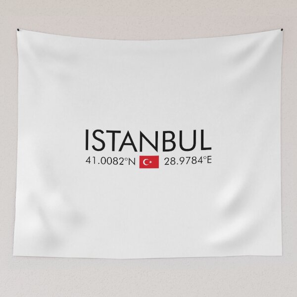 Item preview, Turkey - Istanbul City Coordinates designed and sold by n0madd.
