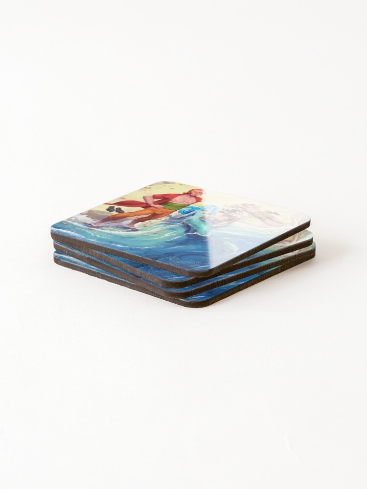 Thumbnail 4 of 5, Coasters (Set of 4), Beach designed and sold by Ripushko.