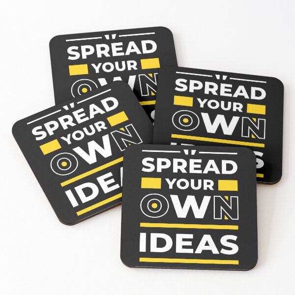 Item preview, Spread Your Own Ideas - Entrepreneur Inspirational Quote designed and sold by Optix.