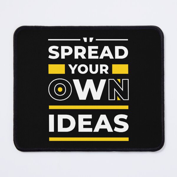 Item preview, Spread Your Own Ideas - Entrepreneur Inspirational Quote designed and sold by Optix.