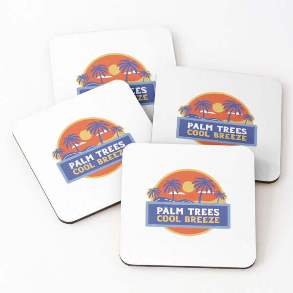 Item preview, Palm Trees Cool Breeze Sticker designed and sold by Farage Art.