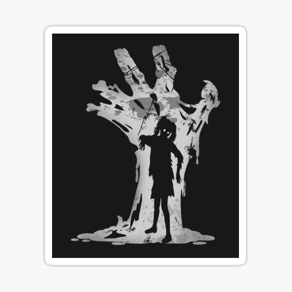 Item preview, Zombie Silhouette - Wanna Play? - Apocalypse designed and sold by RoninUnknown.