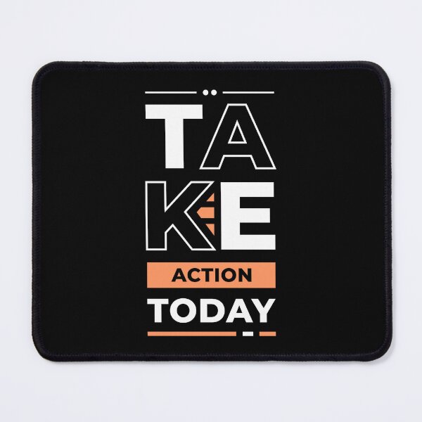 Item preview, Take Action Today - Young Entrepreneur Inspirational Quote designed and sold by Optix.