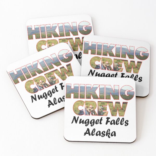 Item preview, Hiking Crew Of Nugget Falls Trail Tongass National Forest Juneau Alaska designed and sold by Sonatablue.