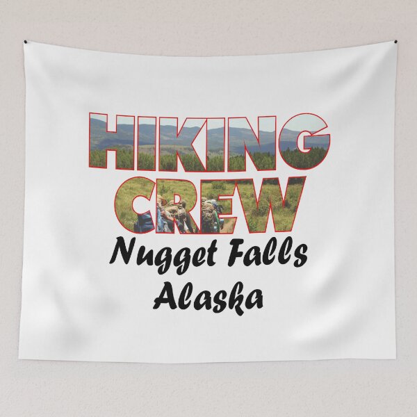 Item preview, Hiking Crew Of Nugget Falls Trail Tongass National Forest Juneau Alaska designed and sold by Sonatablue.