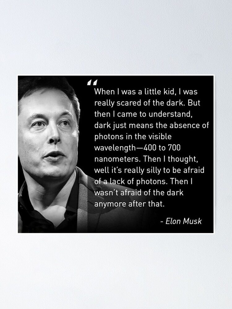"Elon musk quotes funny" Poster for Sale by TheQuotesMap | Redbubble