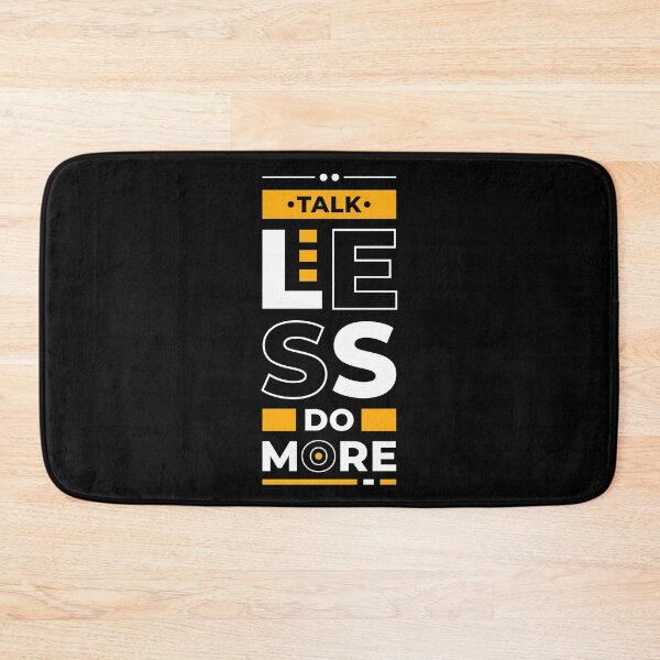 Item preview, Talk Less Do More - Young Entrepreneur Inspirational Quote designed and sold by Optix.