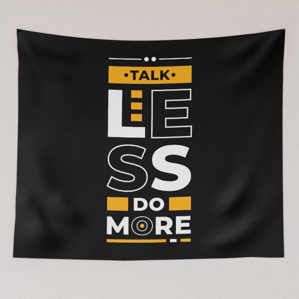 Item preview, Talk Less Do More - Young Entrepreneur Inspirational Quote designed and sold by Optix.