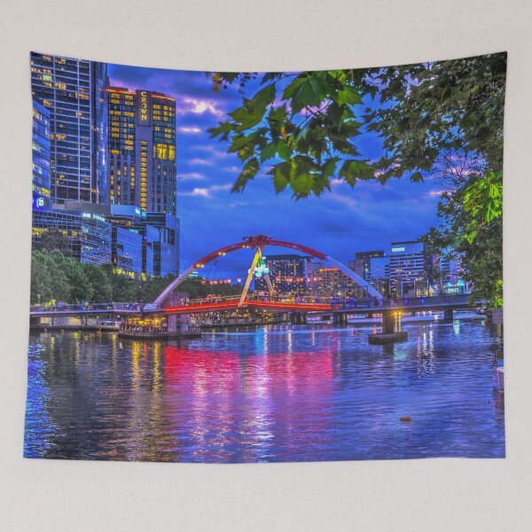 Item preview, Arched Footbridge across the Yarra River designed and sold by Steven Jodoin.