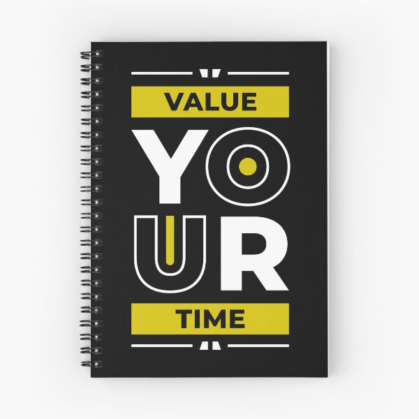 Item preview, Value Your Time - Young Entrepreneur Inspirational Quote designed and sold by Optix.