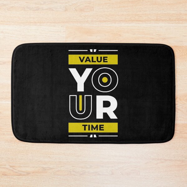 Item preview, Value Your Time - Young Entrepreneur Inspirational Quote designed and sold by Optix.