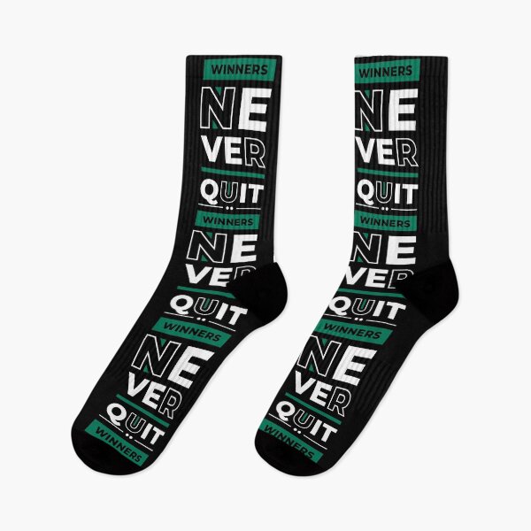 Item preview, Winners Never Quit - Entrepreneur Inspirational Quote designed and sold by Optix.