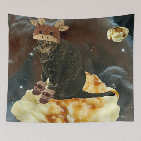 Item preview, mashed potato cat designed and sold by taco-elgato.