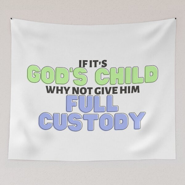 Item preview, give god custody designed and sold by nelliclaire.