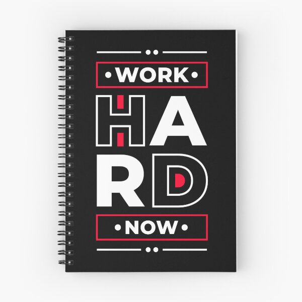 Item preview, Work Hard Now - Young Entrepreneur Inspirational Quote designed and sold by Optix.
