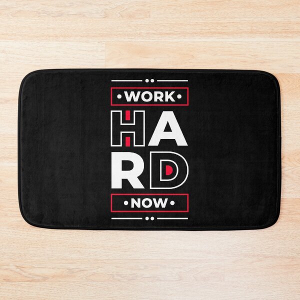 Item preview, Work Hard Now - Young Entrepreneur Inspirational Quote designed and sold by Optix.