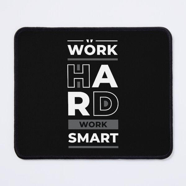 Item preview, Work Hard Work Smart - Young Entrepreneur Inspirational Quote designed and sold by Optix.