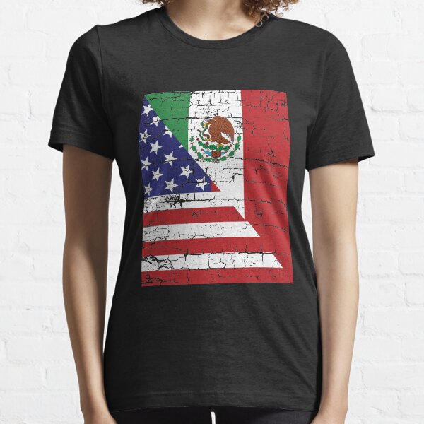 Vintages mexikanisches amerikanisches Flaggen-cooles T-Shirt Essential T-Shirt