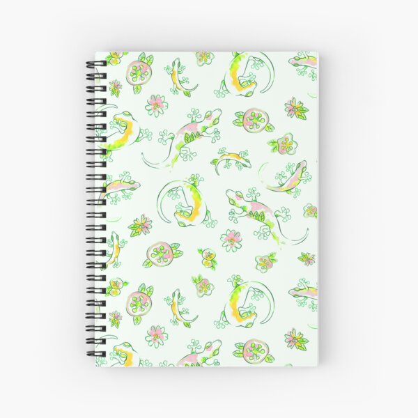 Cute geckos Spiral Notebook