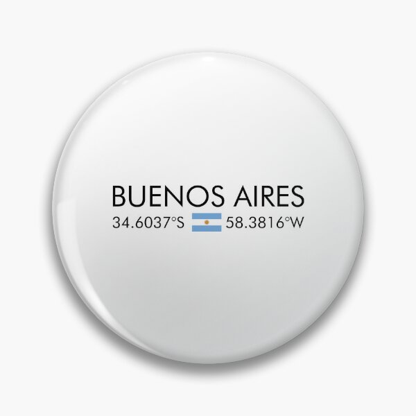 Item preview, Argentina - Buenos Aires City Coordinates designed and sold by n0madd.