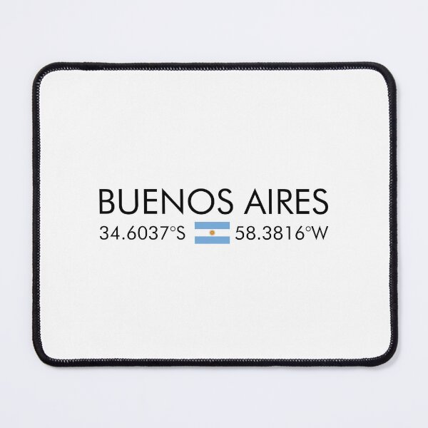 Item preview, Argentina - Buenos Aires City Coordinates designed and sold by n0madd.