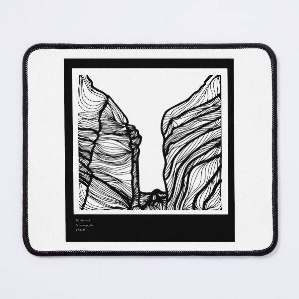 Item preview, Landscape - linear illustration - Purmamarca Black- Argentina designed and sold by SofisGarden.
