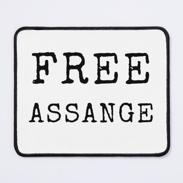 Item preview, Free Julian Assange Sticker designed and sold by Liberty & Unicorns.