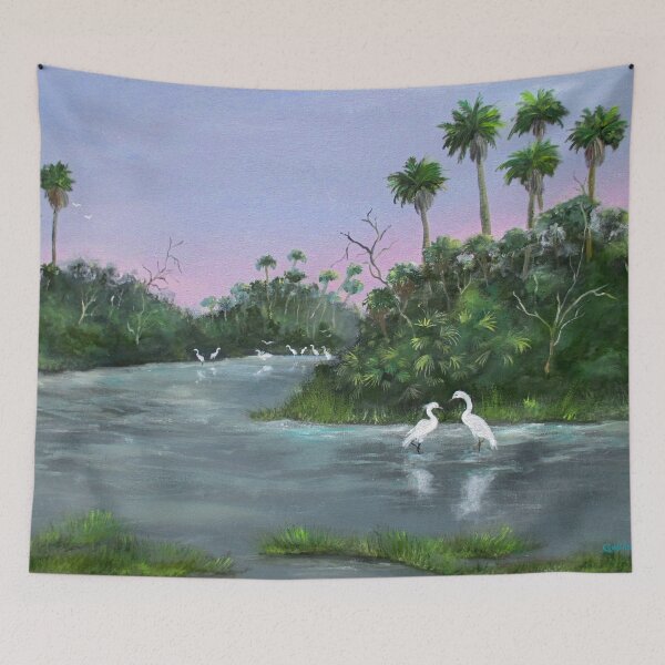 Item preview, Florida Egrets designed and sold by galina-art.