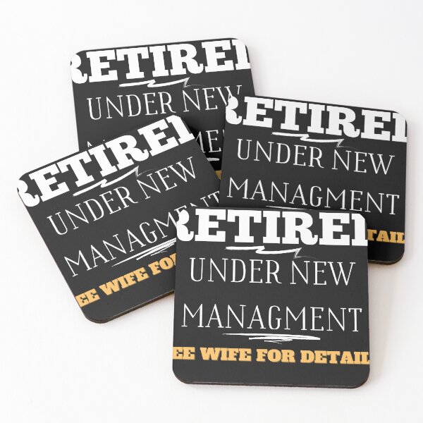Item preview, Mens Under new Managment | Funny Retirement Gift fore mens designed and sold by Bap-tiste.