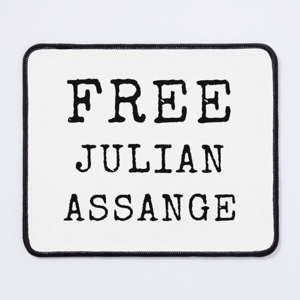 Item preview, Free Julian Assange Sticker designed and sold by Liberty & Unicorns.