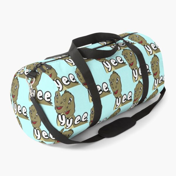 Cute "Yee" Dino Duffle Bag